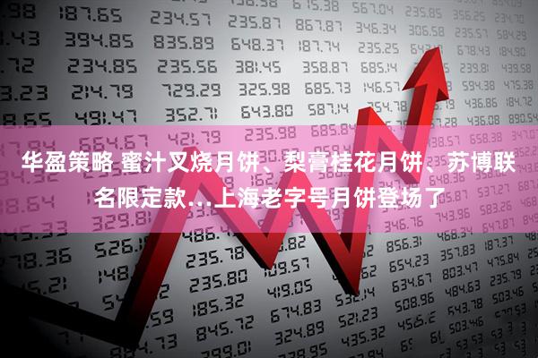 华盈策略 蜜汁叉烧月饼、梨膏桂花月饼、苏博联名限定款…上海老字号月饼登场了