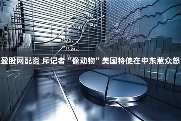 盈股网配资 斥记者“像动物”　美国特使在中东惹众怒